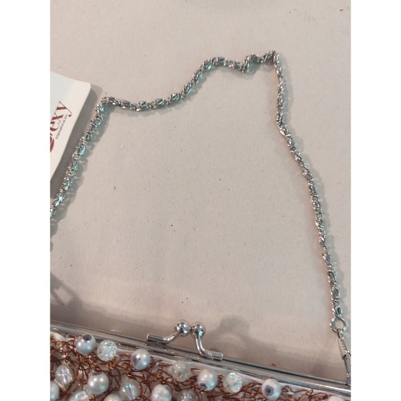 Brand New Beaded & Wire Lexy Evening Shoulder Cluch Handbag Adorable